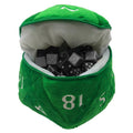 Ultra PRO D20 Plush Dice Bag — Green