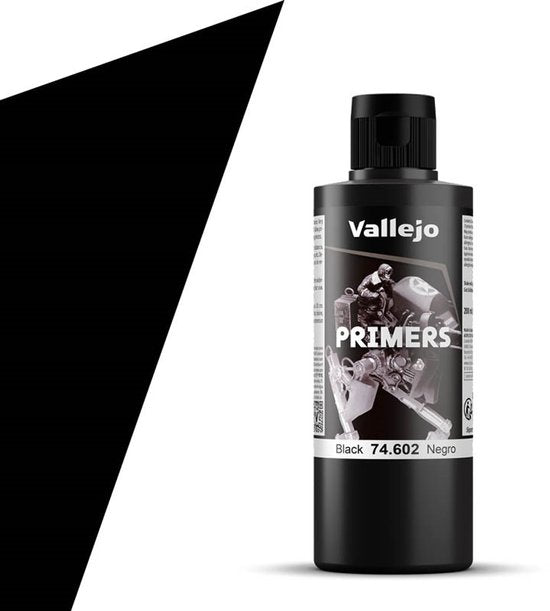 Vallejo Surface Primer Black – 200ml (74.602)