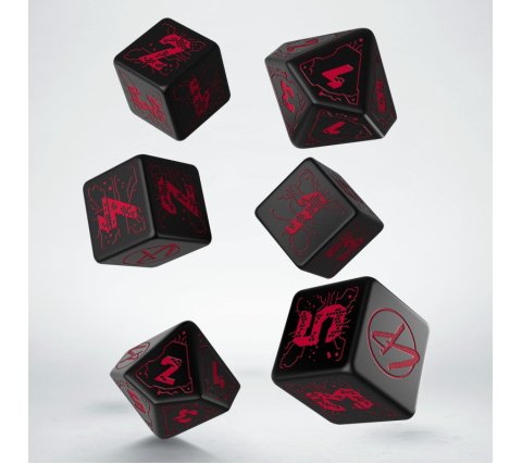 Cyberpunk Red: Night City Essential Dice Set (6 Dice)