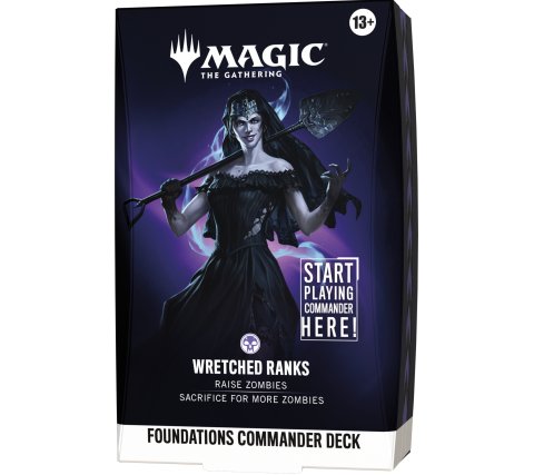 MTG — Foundations Commander Deck: Wretched Ranks (Black)