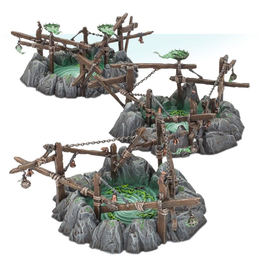Skaven Gnawholes — Age of Sigmar Faction Terrain (Set of 3)