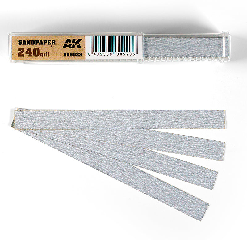AK Interactive — 240 GRIT SANDPAPER (DRY)