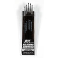 AK Interactive — SMALL SILICONE BRUSHES HARD TIP (5 SILICONE PENCILS)