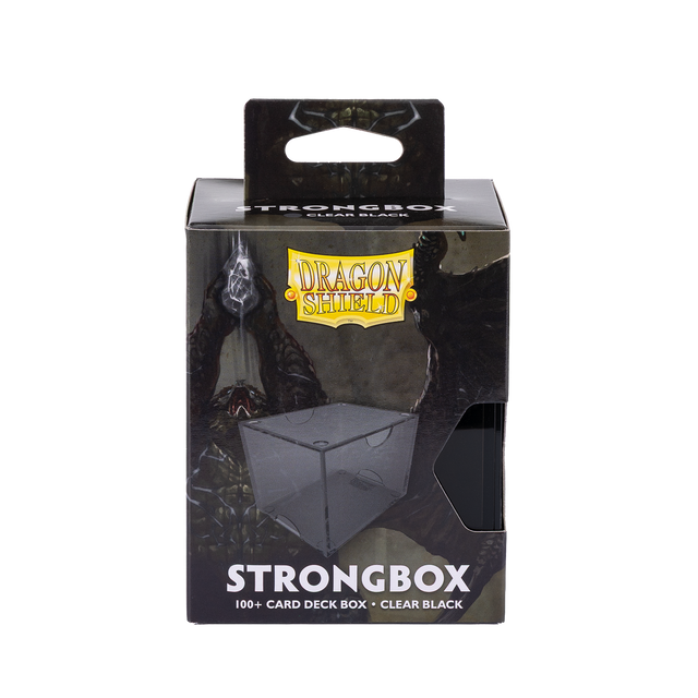 Dragon Shield Strongbox — Clear Black