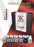 A complete set of 13 pure-pigment acrylic paints curated for maximum versatility and color mixing, ideal for miniature and model painters. Bottles feature matte finish, high pigment concentration, and agitator balls for even blending.