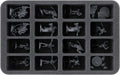 Feldherr Half-Size Case 50 for Blood Bowl - 16 Miniatures