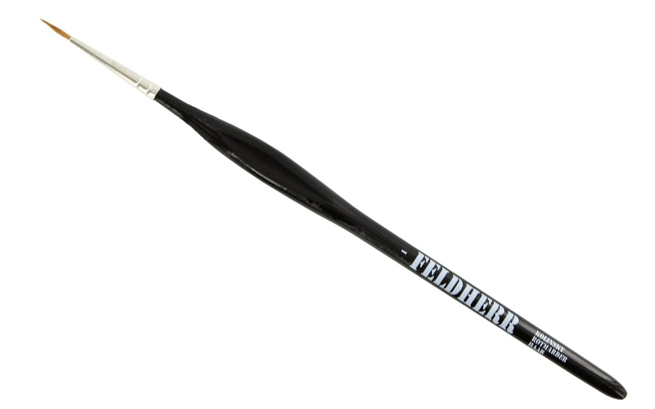 Kolinsky Red Sable Brush Size 1 | Ø 1,9 mm | visible hair length 10 mm | 6 pieces