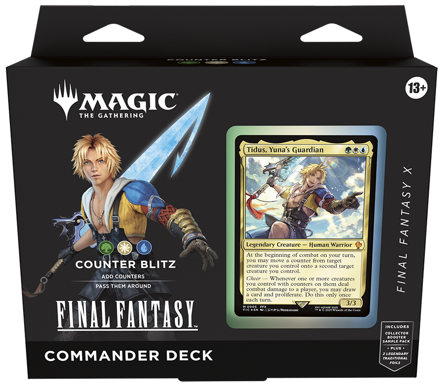 Magic The Gathering Final Fantasy X Commander Deck Counter Blitz box