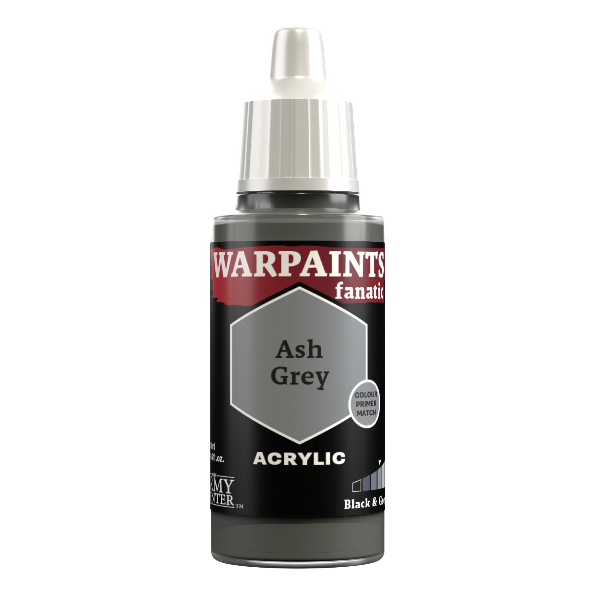 The Army Painter Warpaints Fanatic Ash Grey WP3004P 18ml acrylic miniature paint