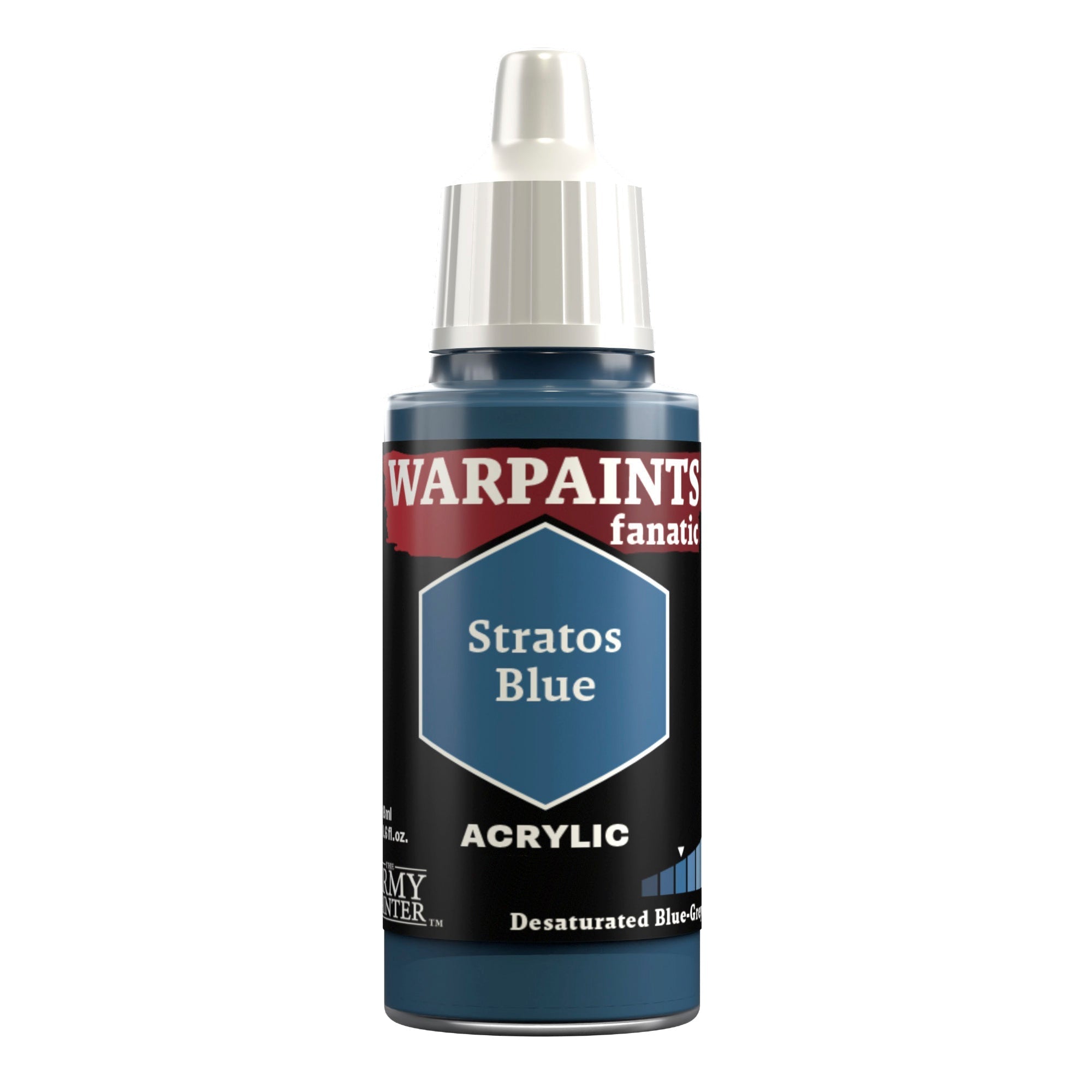 The Army Painter Warpaints Fanatic Stratos Blue WP3015P 18ml acrylic miniature paint