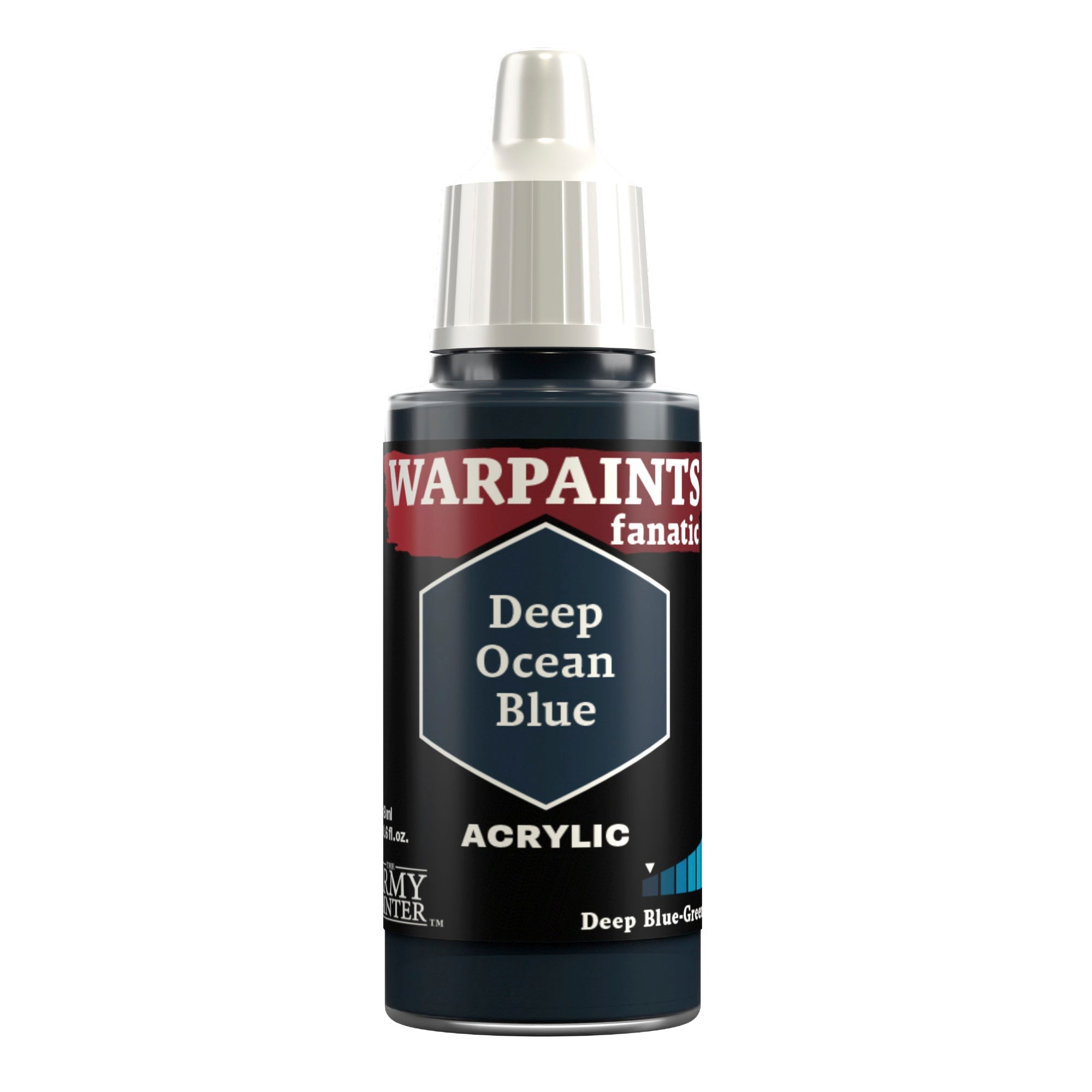 The Army Painter Warpaints Fanatic Deep Ocean Blue WP3031P 18ml acrylic miniature paint