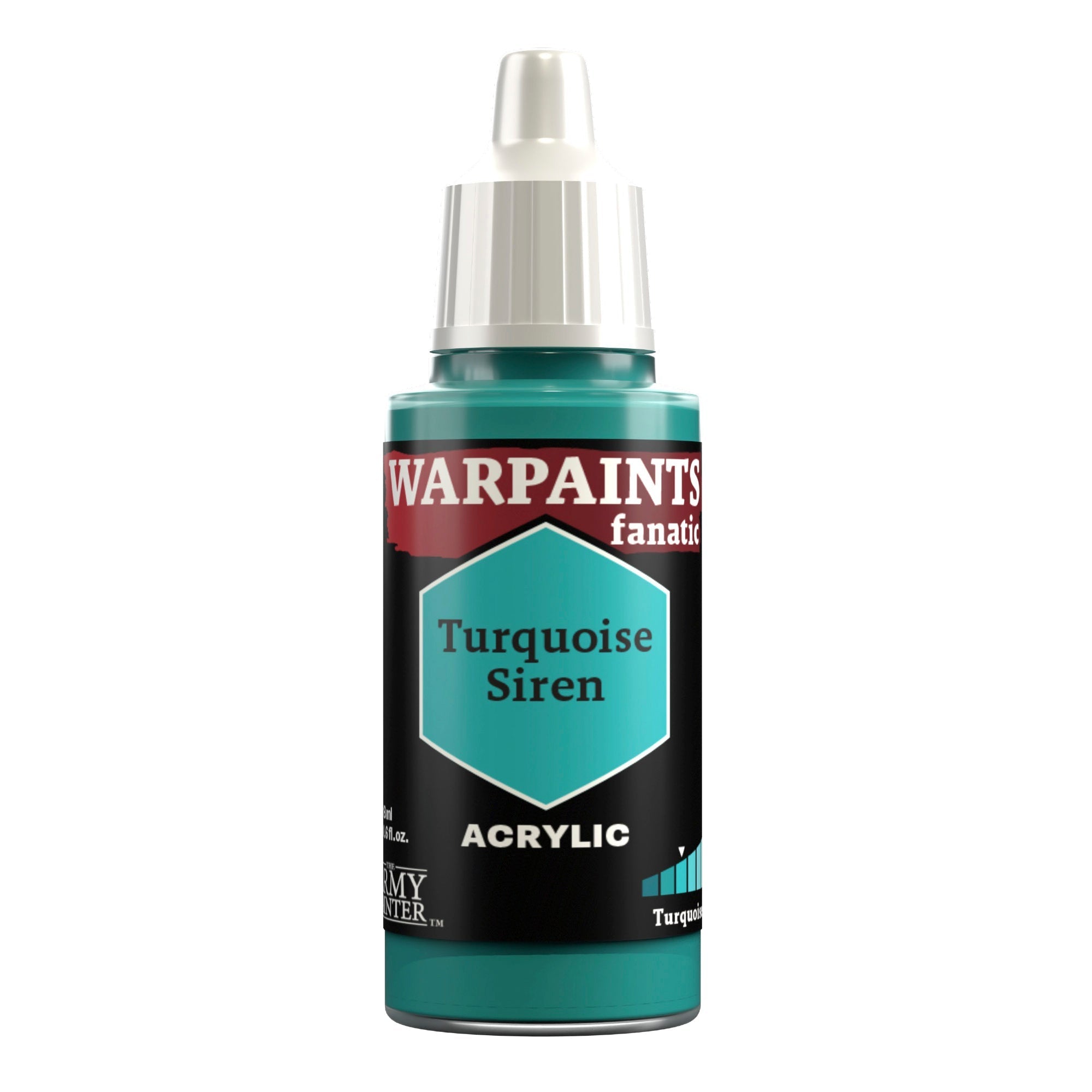 The Army Painter Warpaints Fanatic Turquoise Siren WP3039P 18ml acrylic miniature paint