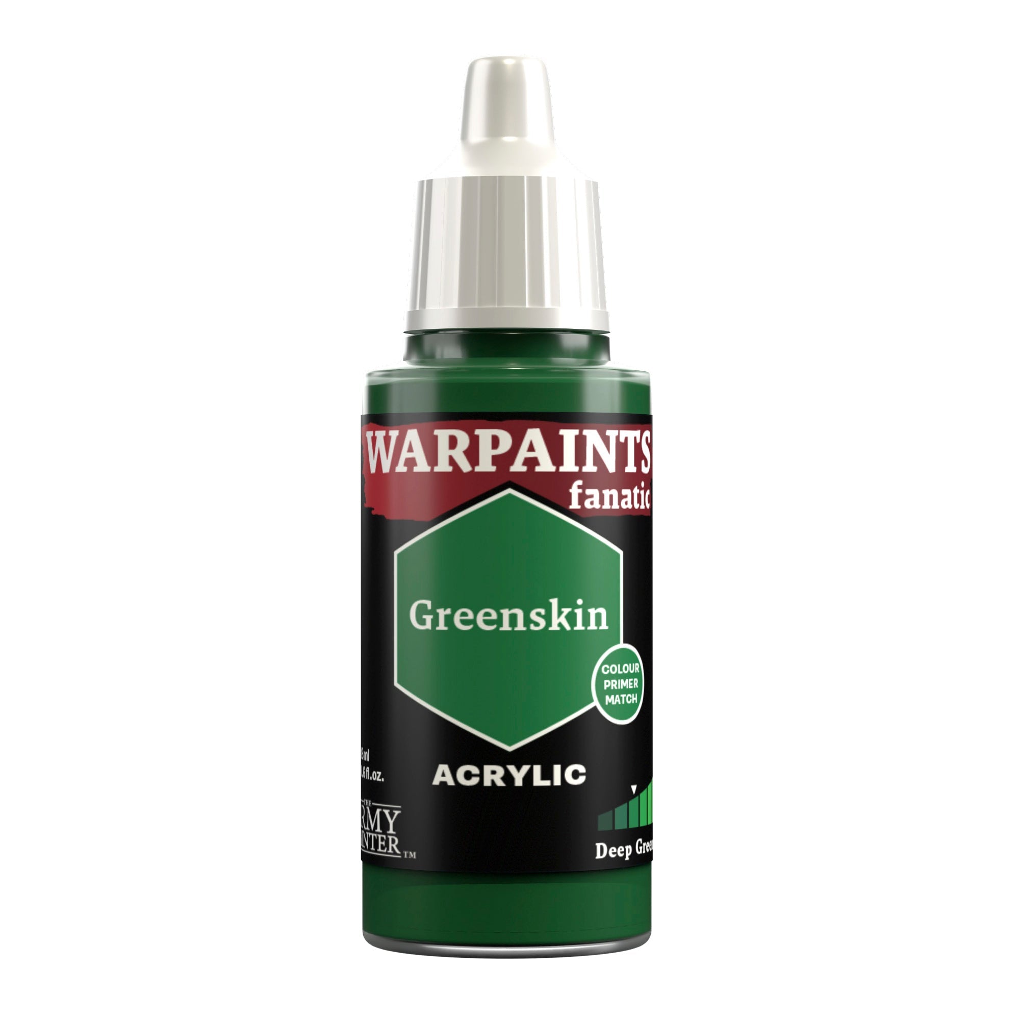 The Army Painter Warpaints Fanatic Greenskin WP3051P 18ml acrylic miniature paint