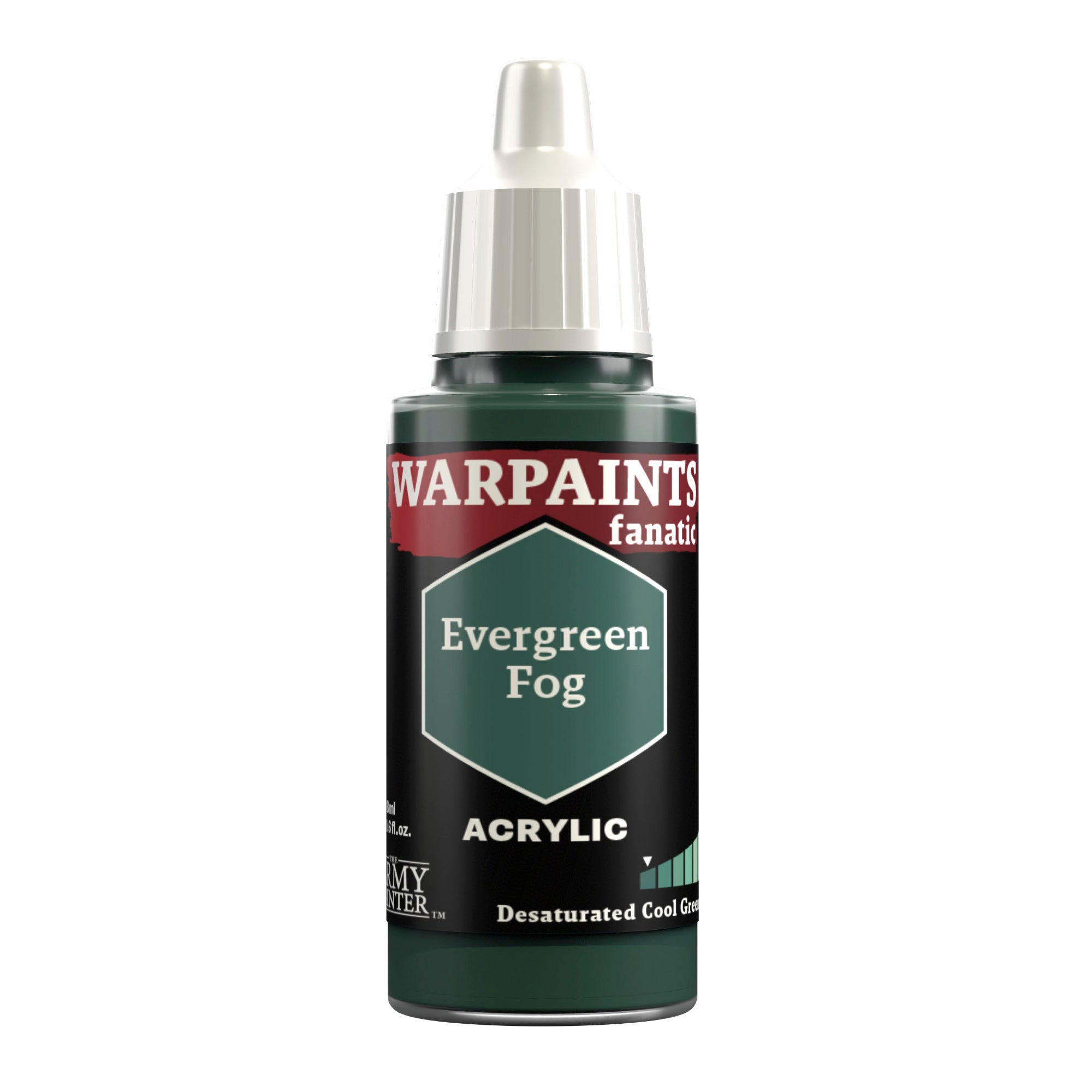 The Army Painter Warpaints Fanatic Evergreen Fog WP3061P 18ml acrylic miniature paint