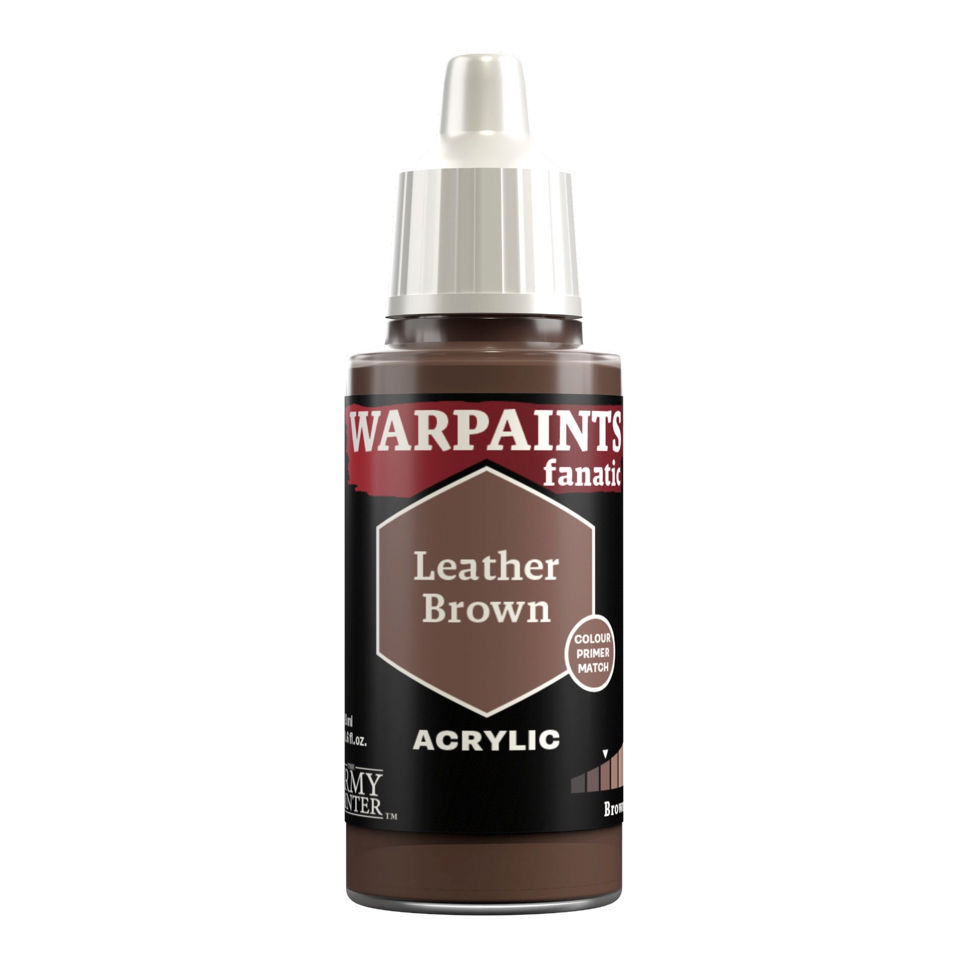 The Army Painter Warpaints Fanatic Leather Brown WP3075P 18ml acrylic miniature paint