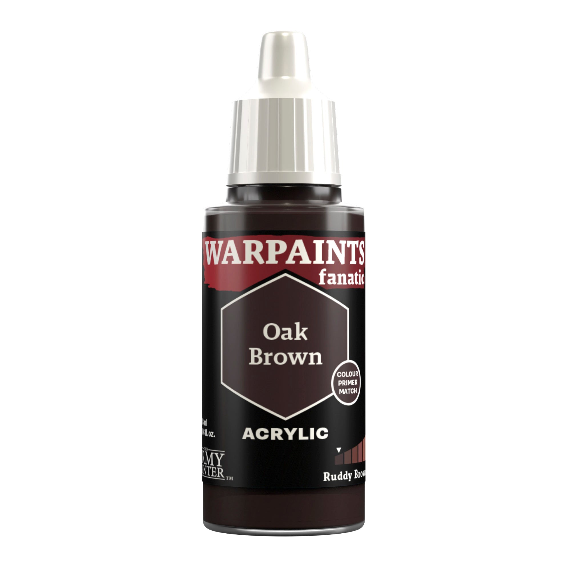 The Army Painter Warpaints Fanatic Oak Brown WP3109P 18ml acrylic miniature paint