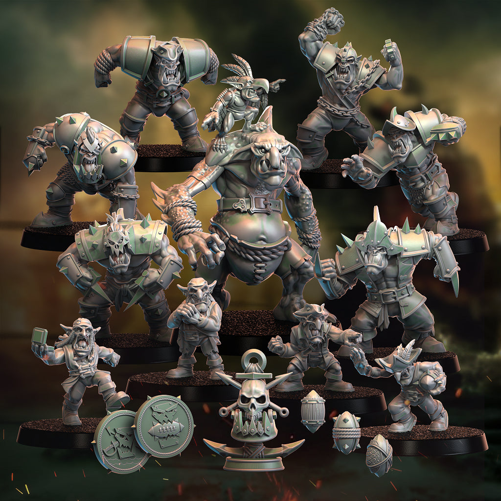 Fantasy Football Team - Baorcudas Punga Miniatures