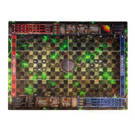 Playmats Canal Blood Bowl Season 3 Compatible Rubber Pitch Mat 90x70cm