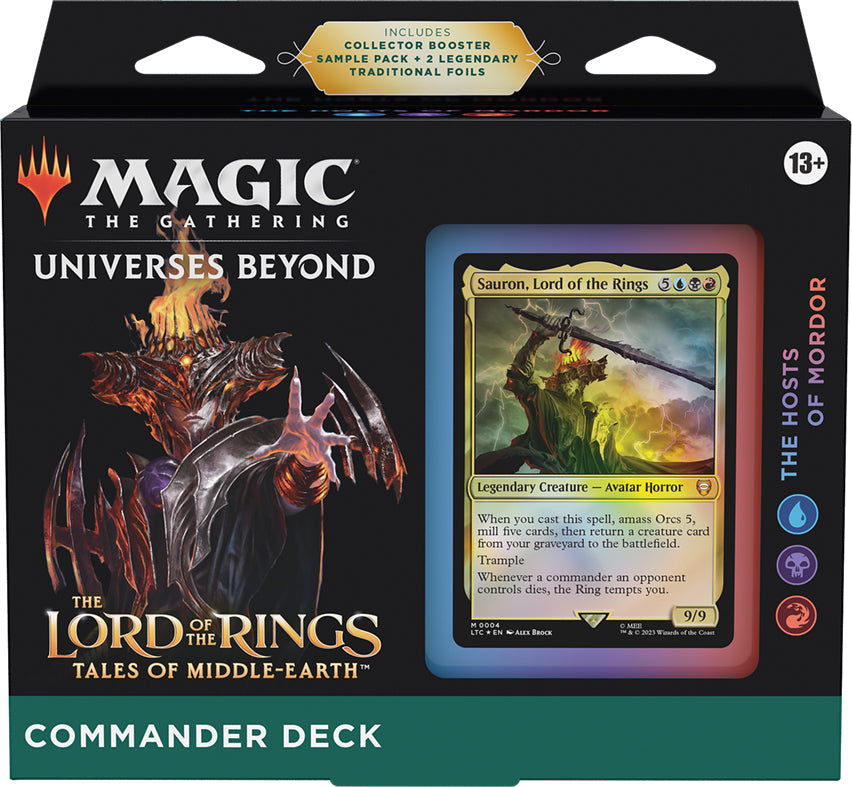 MTG — The Lord of the Rings: Tales of Middle-earth Commander Deck: The Hosts of Mordor