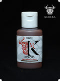 Light brown, ideal for highlights, woods, and flesh.