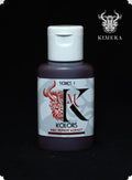 Regal, rich brown for leather, hair, and advanced glazing.