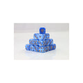 DiceWyrm Stormforged Might 20x D6 16mm Fantasy Dice Set Sky Blue Gold
