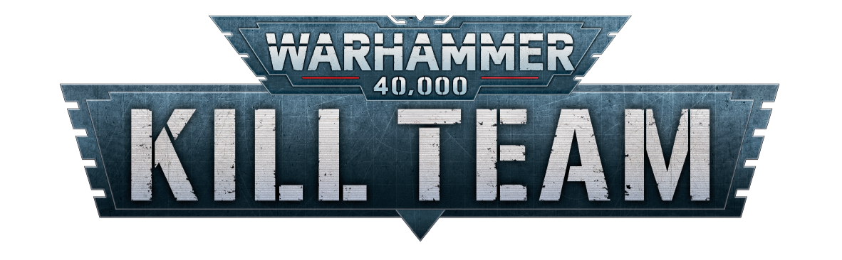Warhammer 40,000 Kill Team logo on a white background