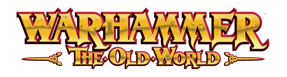Warhammer The Old World logo on a white background