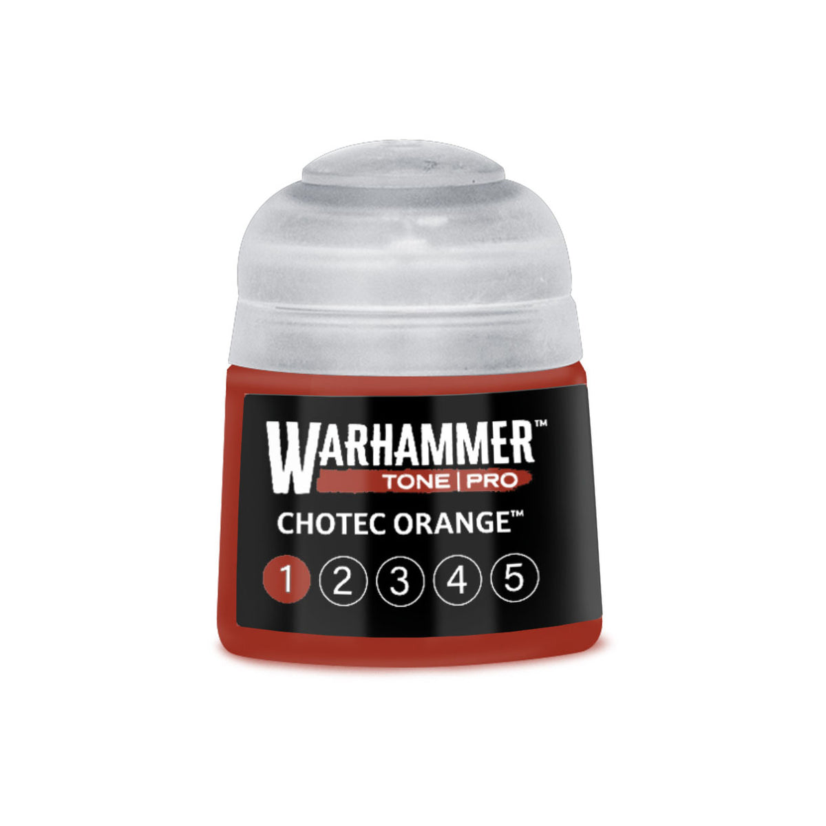 Warhammer Tone Pro: Chotec Orange 1 (20-171) — 12ml Acrylic Miniature Paint