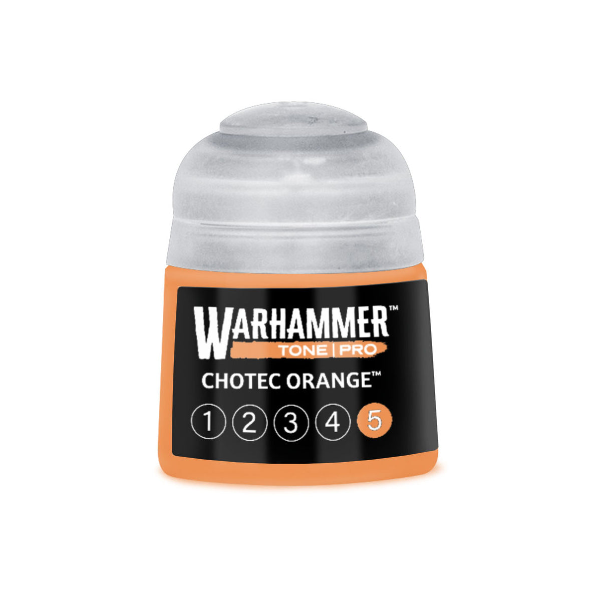 Warhammer Tone Pro: Chotec Orange 5 (20-175) — 12ml Acrylic Miniature Paint