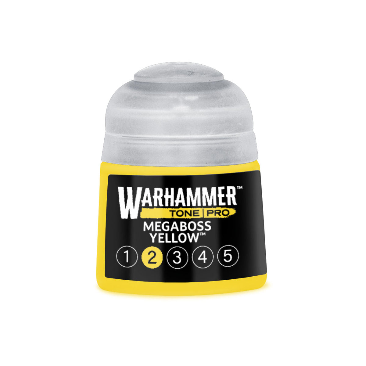 Warhammer Tone Pro: Megaboss Yellow 2 (20-202) — 12ml Acrylic Miniature Paint