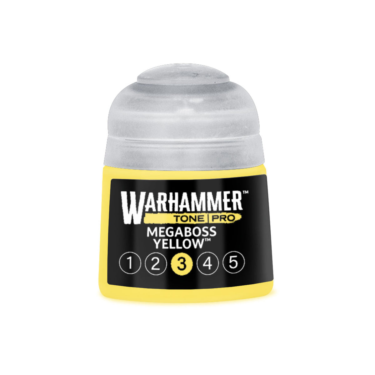 Warhammer Tone Pro: Megaboss Yellow 3 (20-203) — 12ml Acrylic Miniature Paint