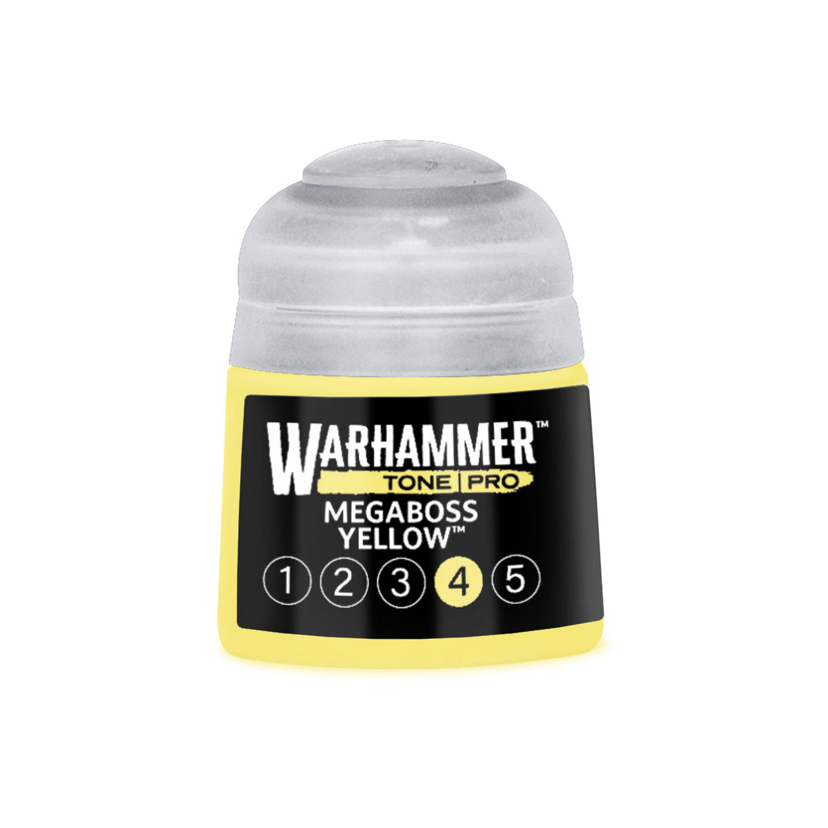 Warhammer Tone Pro: Megaboss Yellow 4 (20-204) — 12ml Acrylic Miniature Paint