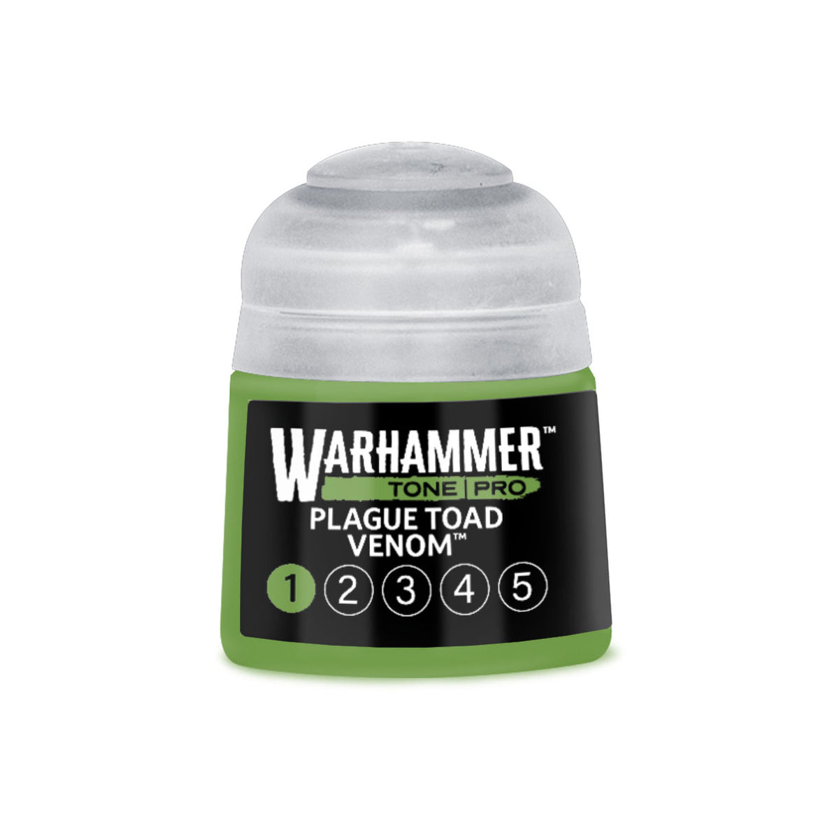 Warhammer Tone Pro: Plague Toad Venom 1 (20-211) — 12ml Acrylic Miniature Paint
