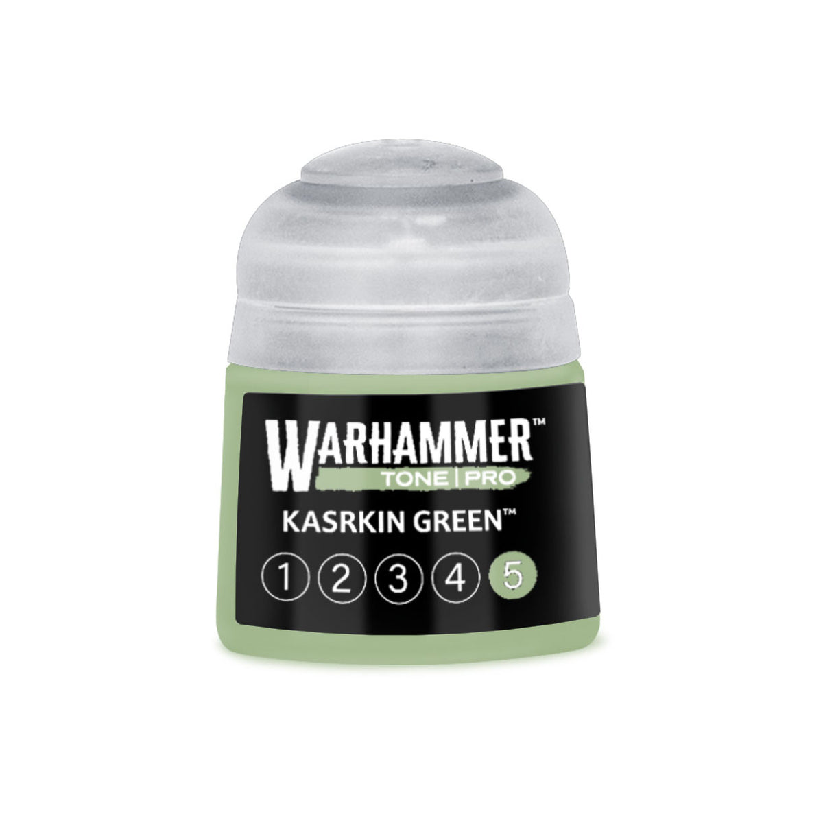Warhammer Tone Pro: Kasrkin Green 5 (20-265) — 12ml Acrylic Miniature Paint