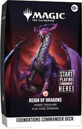 MTG — Foundations Commander Deck: Reign of Dragons (Red)