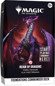 MTG — Foundations Commander Deck: Reign of Dragons (Red)