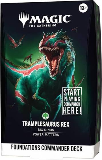 MTG — Foundations Commander Deck: Tramplesaurus Rex (Green)