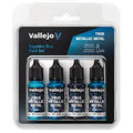 Vallejo True Metallic Metal Set 77.256 — Sapphire Blue (4×18ml)