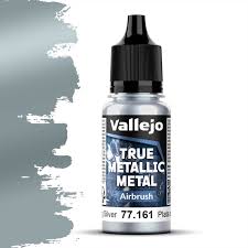 Vallejo True Metallic Metal 77.161 — Sterling Silver (Airbrush) 18ml