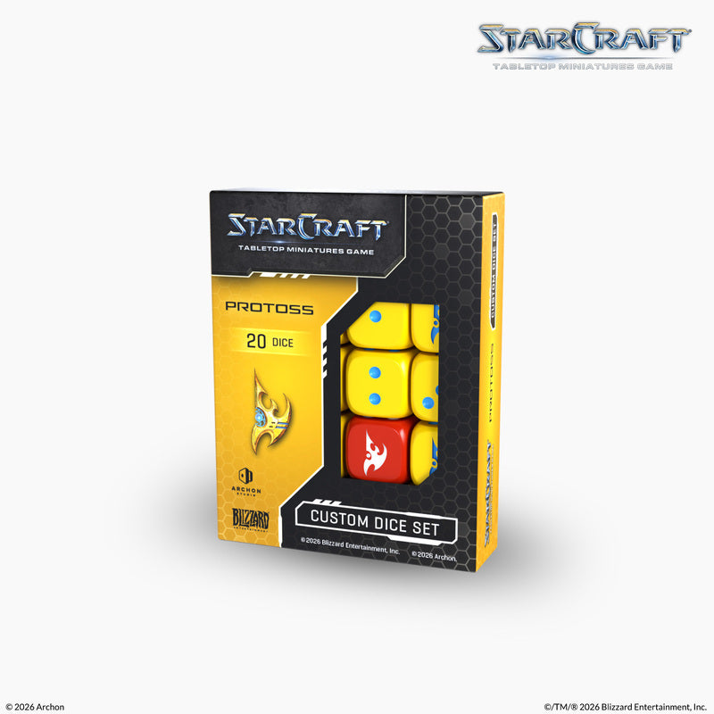 StarCraft TMG — Custom Dice Set: Protoss (20 Dice)