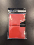 Ultra Pro GLOSS Deck Protector sleeves 100x Standard 66x91mm different colors