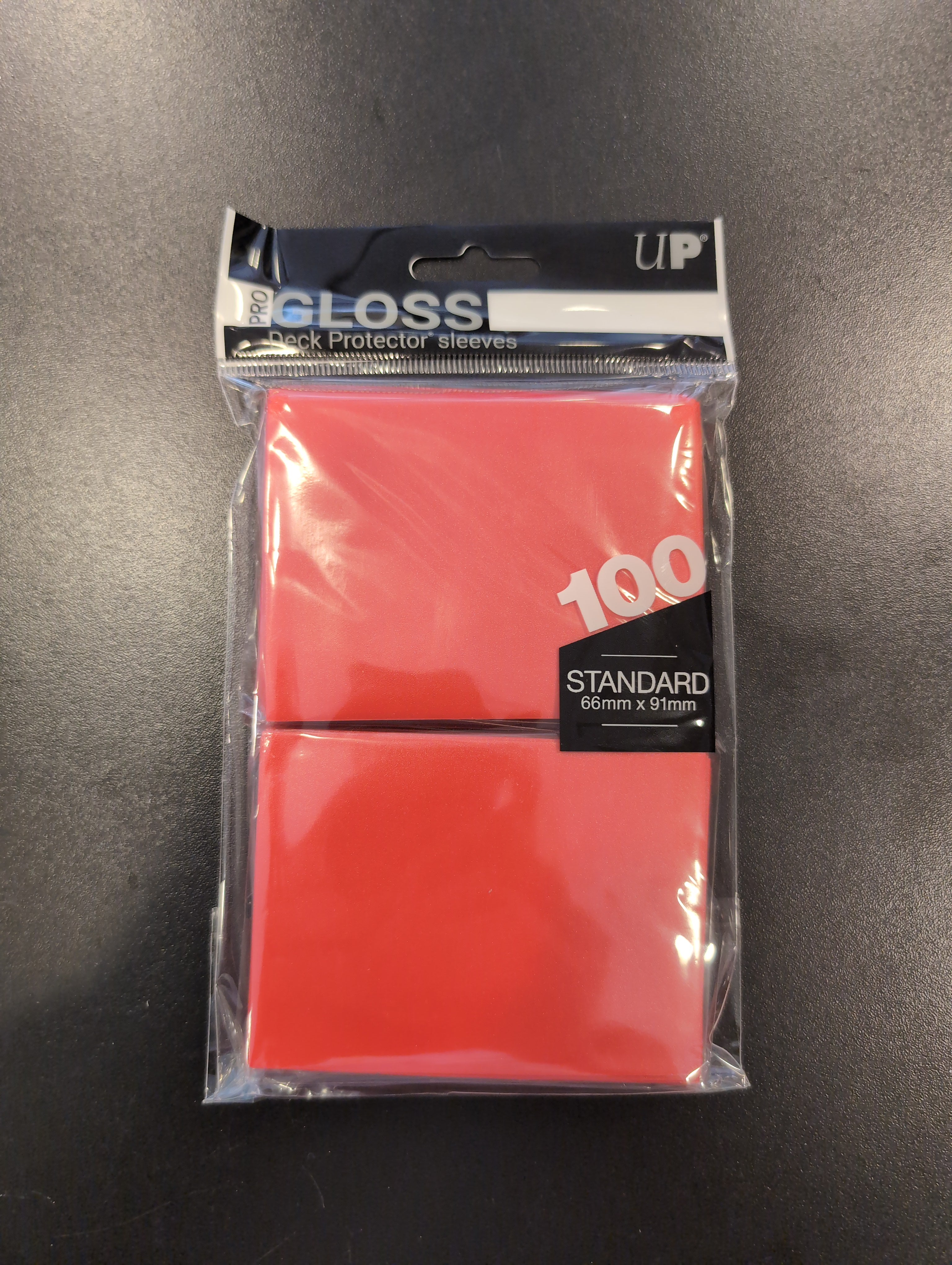Ultra Pro GLOSS Deck Protector sleeves 100x Standard 66x91mm different colors