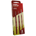 The Army Painter Hobby Starter Brush Set (TL5067P) — 3× Essential Brushes for Beginners