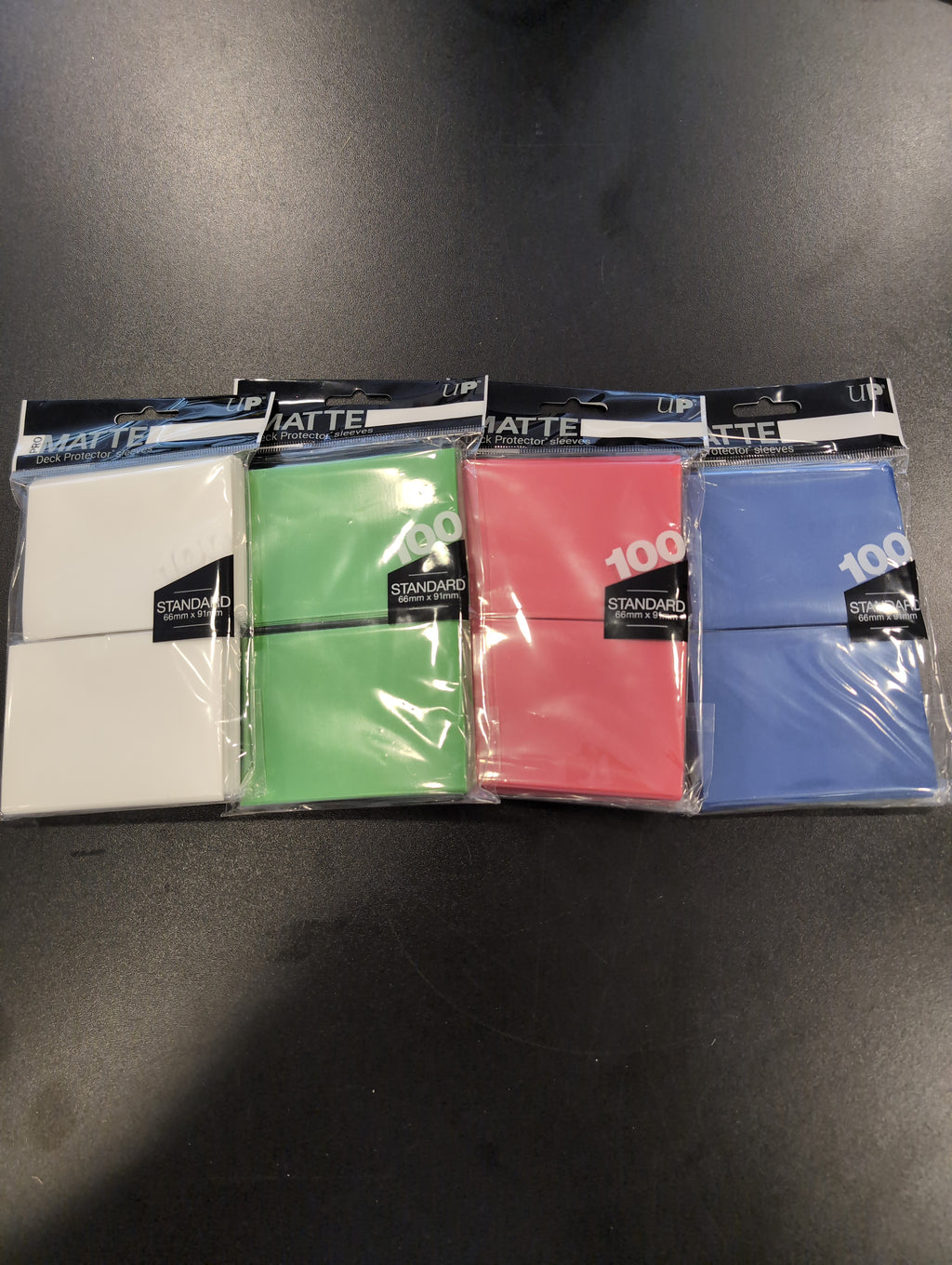 Ultra Pro MATTE Deck Protector sleeves 100x Standard 66x91mm different colors