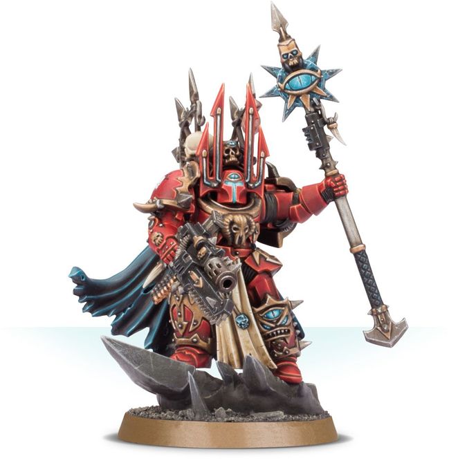 CHAOS SPACE MARINE: CHAOS LORD IN TERMINATOR ARMOUR