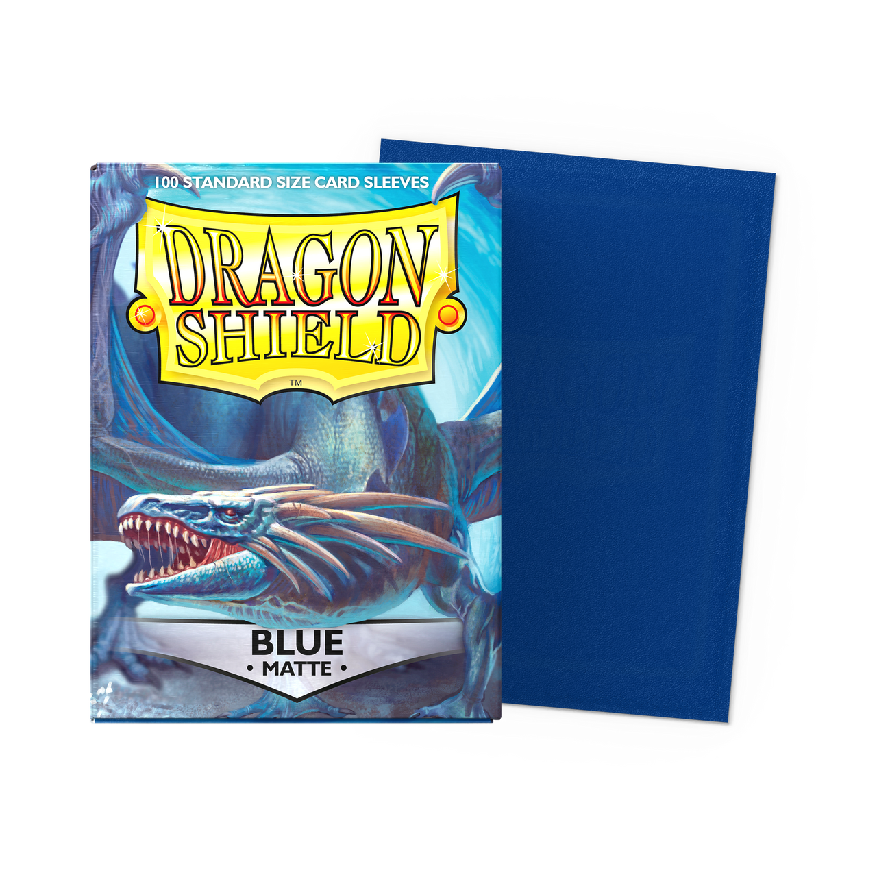 Dragon Shield Standard Sleeves — Blue (Matte, 100 Sleeves)