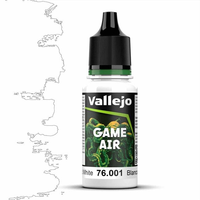 Vallejo Game Air Dead White – 18ml (76.001)