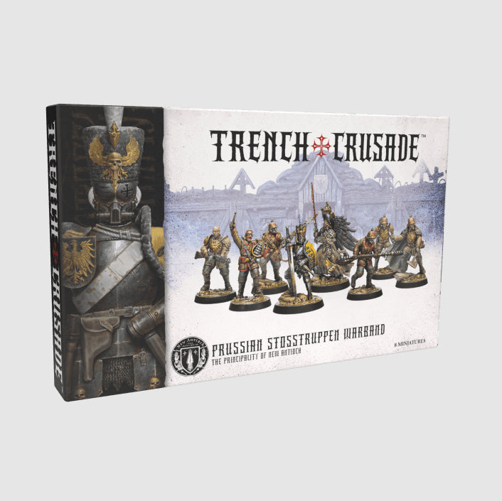 Trench Crusade: The Prussian Stosstruppen Warband (TCPM2012) — 8× Plastic Miniatures Starter Box