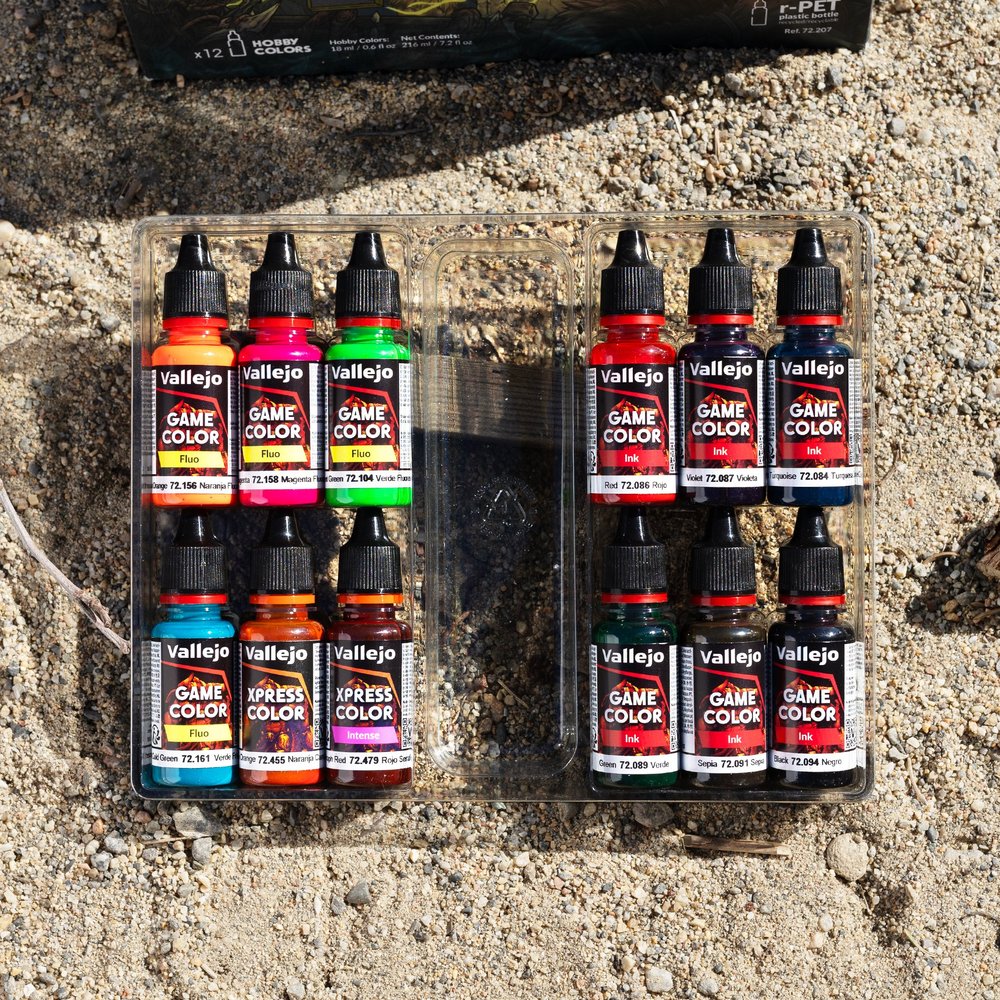 Vallejo × Squidmar Special FX Paint Set – 12 Paints + Exclusive Miniature (72.207)